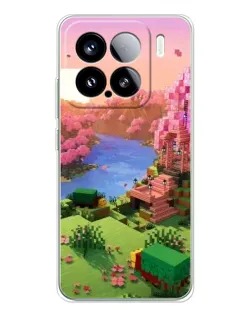 Чохол для Xiaomi Civi 5Pro з картинкою «Рожеве дерево Minecraft»