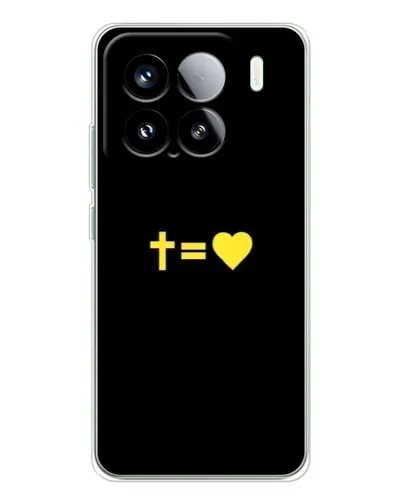 Чохол для Xiaomi Civi 5Pro з картинкою «Серце та Хрест»