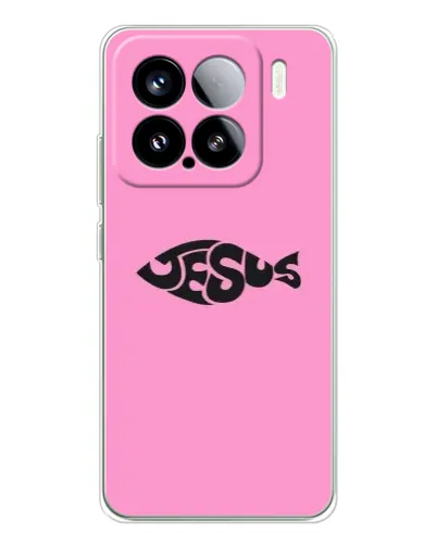 Чохол для Xiaomi Civi 5Pro з картинкою «Рожевий символ Jesus»