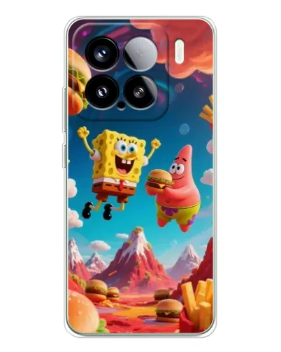 Чехол для Xiaomi Civi 5Pro с картинкой «Космический фастфуд»