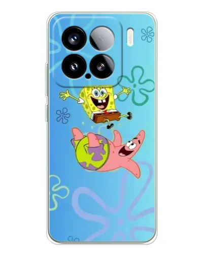 Чехол для Xiaomi Civi 5Pro с картинкой «Спанч Боб и Патрик»
