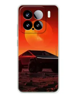 Чохол для Xiaomi Civi 5Pro з картинкою «Cybertruck на Марсі»