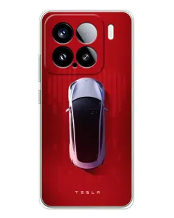 Чохол для Xiaomi Civi 5Pro з картинкою «Tesla Top View»