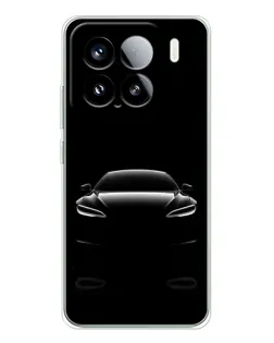 Чохол для Xiaomi Civi 5Pro з картинкою «Силует Tesla Night»