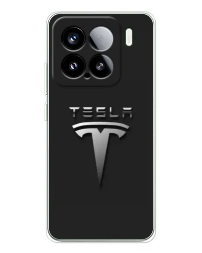 Чохол для Xiaomi Civi 5Pro з картинкою «Сталевий логотип Tesla»