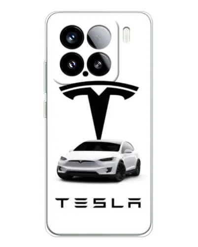 Чохол для Xiaomi Civi 5Pro з картинкою «Tesla White Style»
