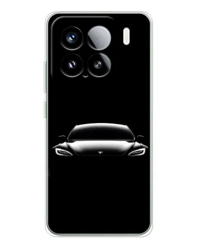 Чохол для Xiaomi Civi 5Pro з картинкою «Фари Tesla Night»