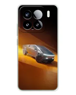 Чохол для Xiaomi Civi 5Pro з картинкою «Cybertruck у пустелі»