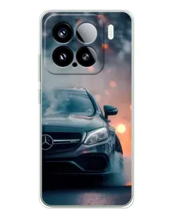 Чохол для Xiaomi Civi 5Pro з картинкою «Mercedes — нічне місто»