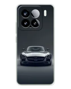 Чохол для Xiaomi Civi 5Pro з картинкою «Mercedes на чорному»