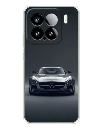 Чохол для Xiaomi Civi 5Pro з картинкою «Mercedes на чорному»