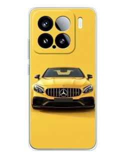 Чохол для Xiaomi Civi 5Pro з картинкою «Жовтий Mercedes GT»