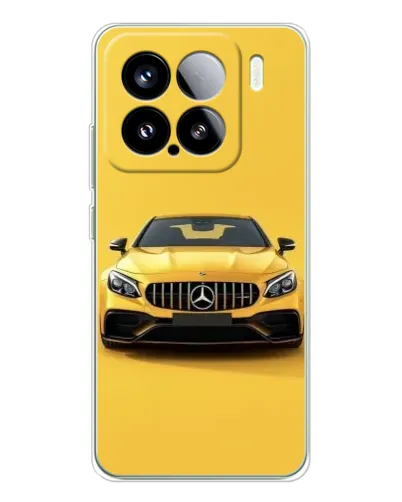 Чохол для Xiaomi Civi 5Pro з картинкою «Жовтий Mercedes GT»
