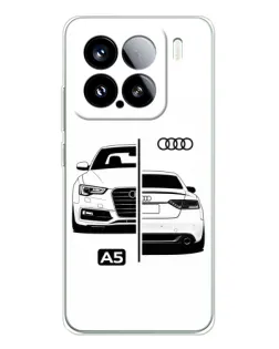 Чохол для Xiaomi Civi 5Pro з картинкою «Audi — контрастний дизайн»