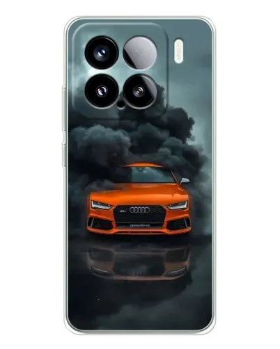 Чохол для Xiaomi Civi 5Pro з картинкою «Audi у хмарах диму»