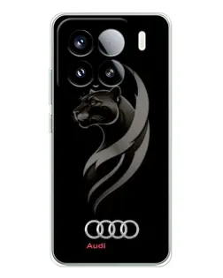 Чохол для Xiaomi Civi 5Pro з картинкою «Графіка — пантера та Audi»