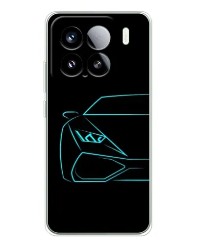 Чохол для Xiaomi Civi 5Pro з картинкою «Блакитний силует Lamborghini» Чохол для Xiaomi Civi 5Pro з картинкою «Блакитний силует Lamborghini»