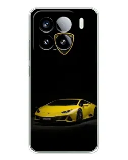 Чохол для Xiaomi Civi 5Pro з картинкою «Lamborghini жовтий акцент»