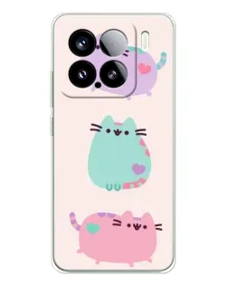 Чохол для Xiaomi Civi 5Pro з картинкою «Pusheen тріо»