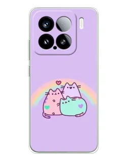 Чохол для Xiaomi Civi 5Pro з картинкою «Веселкові Пушини»