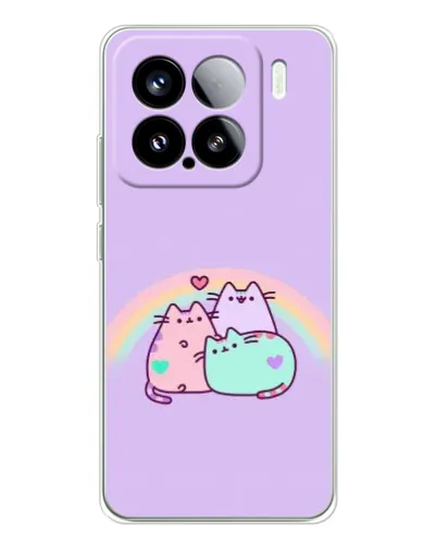 Чохол для Xiaomi Civi 5Pro з картинкою «Веселкові Пушини» Чохол для Xiaomi Civi 5Pro з картинкою «Веселкові Пушини»