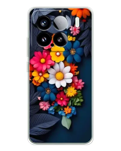 Чохол для Xiaomi Civi 5Pro з картинкою «Квіткова феєрія»