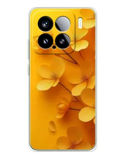 Чохол для Xiaomi Civi 5Pro з картинкою «Золоті пелюстки»