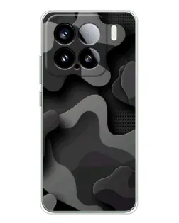 Чохол для Xiaomi Civi 5Pro з картинкою «Темний абстрактний камуфляж»