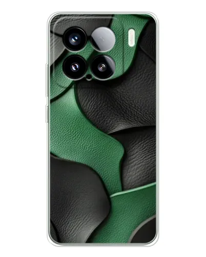 Чохол для Xiaomi Civi 5Pro з картинкою «Зелені шкіряні хвилі» Чохол для Xiaomi Civi 5Pro з картинкою «Зелені шкіряні хвилі»