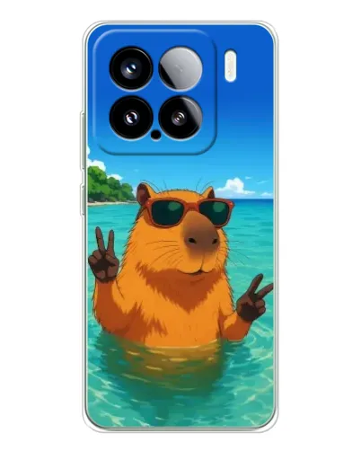 Чохол для Xiaomi Civi 5Pro з картинкою «Морська капібара»