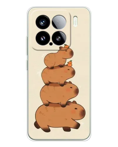 Чохол для Xiaomi Civi 5Pro з картинкою «Вежа з капібар»