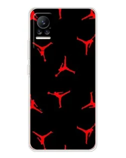 Чохол для Xiaomi Civi з картинкою «Jordan Red Pattern»
