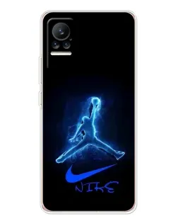 Чохол для Xiaomi Civi з картинкою «Jordan Neon Blue»