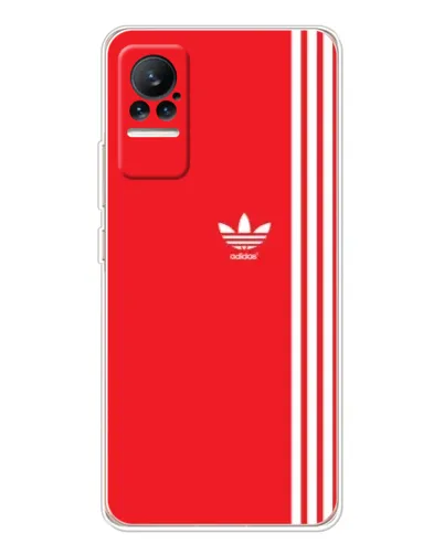 Чохол для Xiaomi Civi з картинкою «Червоний мінімалізм Adidas»