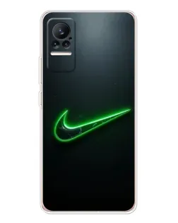 Чохол для Xiaomi Civi з картинкою «Неоновий контур Nike»