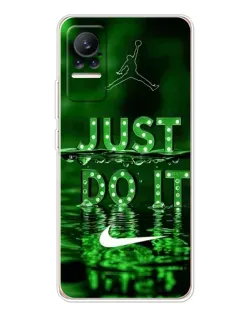 Чохол для Xiaomi Civi з картинкою «Зелений неоновий Nike»