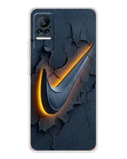 Чохол для Xiaomi Civi з картинкою «Об'ємний логотип Найк»