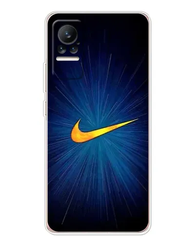 Чехол для Xiaomi Civi с картинкой «Синий пульс Nike» Чехол для Xiaomi Civi с картинкой «Синий пульс Nike»