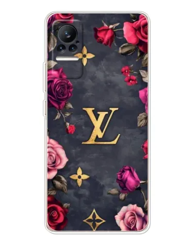 Чохол для Xiaomi Civi з картинкою «Квітковий Louis Vuitton»