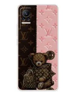 Чохол для Xiaomi Civi з картинкою «Ведмедик у стилі LV»