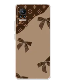 Чохол для Xiaomi Civi з картинкою «LV — кавовий атлас»