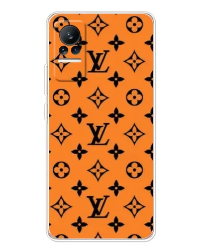 Чохол для Xiaomi Civi з картинкою «Помаранчевий стиль LV»