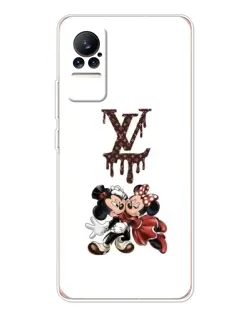 Чохол для Xiaomi Civi з картинкою «LV та Міккі Маус»