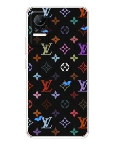 Чохол для Xiaomi Civi з картинкою «Кольорова монограма LV»