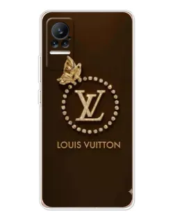 Чохол для Xiaomi Civi з картинкою «LV — золота печатка»