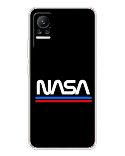 Чохол для Xiaomi Civi з картинкою «NASA — класика Red Blue»