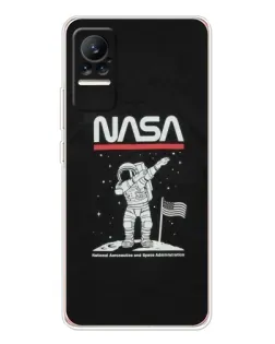 Чохол для Xiaomi Civi з картинкою «NASA — крокуємо по Місяцю»