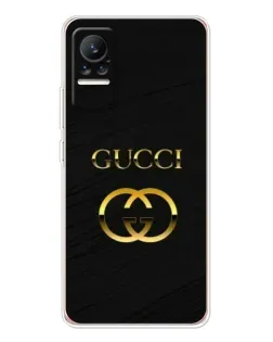 Чохол для Xiaomi Civi з картинкою «Золотий логотип Gucci»
