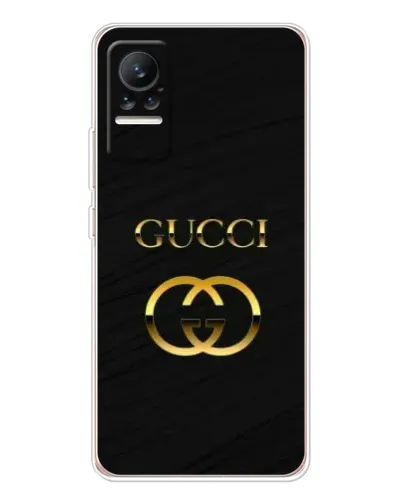 Чохол для Xiaomi Civi з картинкою «Золотий логотип Gucci»