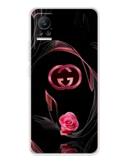 Чохол для Xiaomi Civi з картинкою «Gucci — неонова троянда»